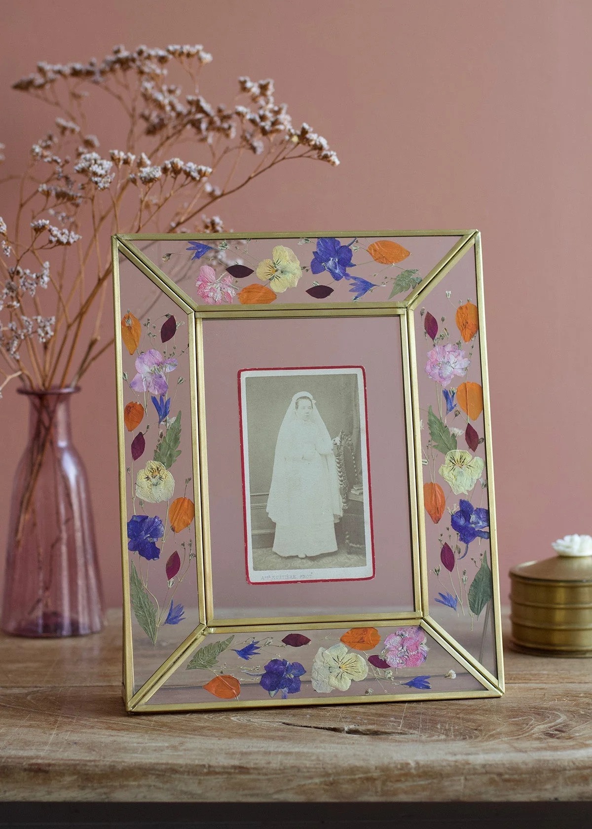 Fotolijst met gedroogde bloemen - Afbeelding 2